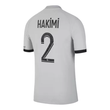 Men's Replica HAKIMI #2 PSG Away Soccer Jersey Shirt 2022/23 Jordan - Pro Jersey Shop