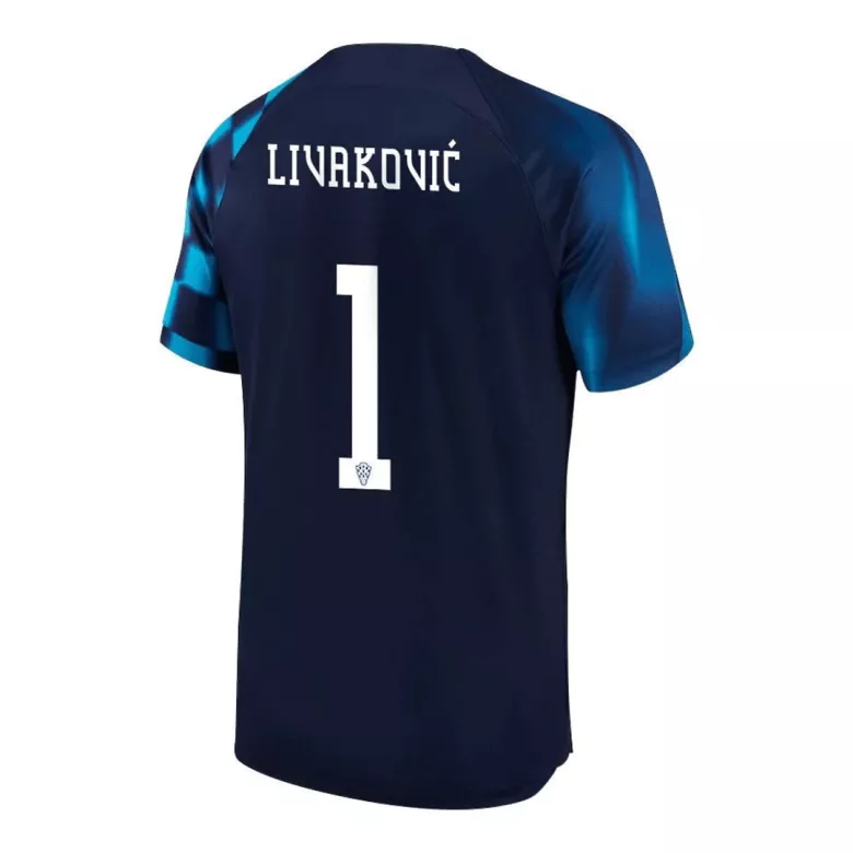 Men's LIVAKOVIĆ #1 Croatia Away Soccer Jersey Shirt 2022 - World Cup 2022 - Fan Version - Pro Jersey Shop