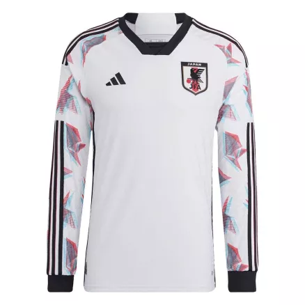 Men's Authentic Japan Away Soccer Long Sleeves Jersey Shirt 2022 - Pro Jersey Shop