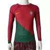 Men's Authentic Portugal Home Soccer Long Sleeves Jersey Shirt 2022 - World Cup 2022 - Pro Jersey Shop