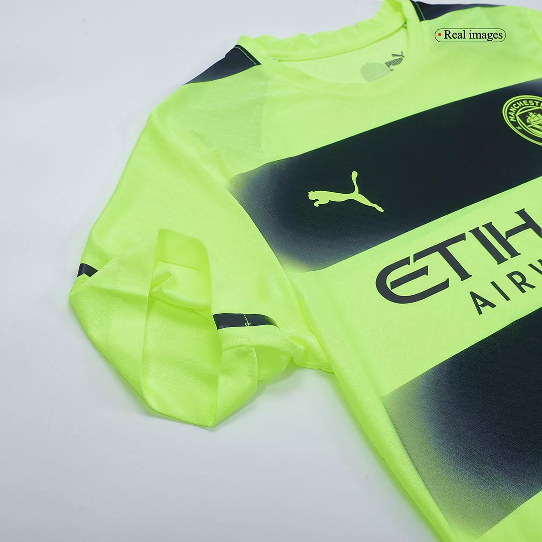 Men's Authentic HAALAND #9 Manchester City Third Away Soccer Jersey Shirt 2022/23 Puma - Pro Jersey Shop