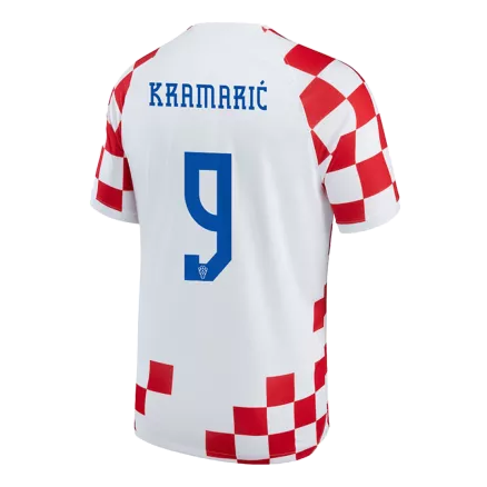 Men's KRAMARIĆ #9 Croatia Home Soccer Jersey Shirt 2022 - World Cup 2022 - Fan Version - Pro Jersey Shop
