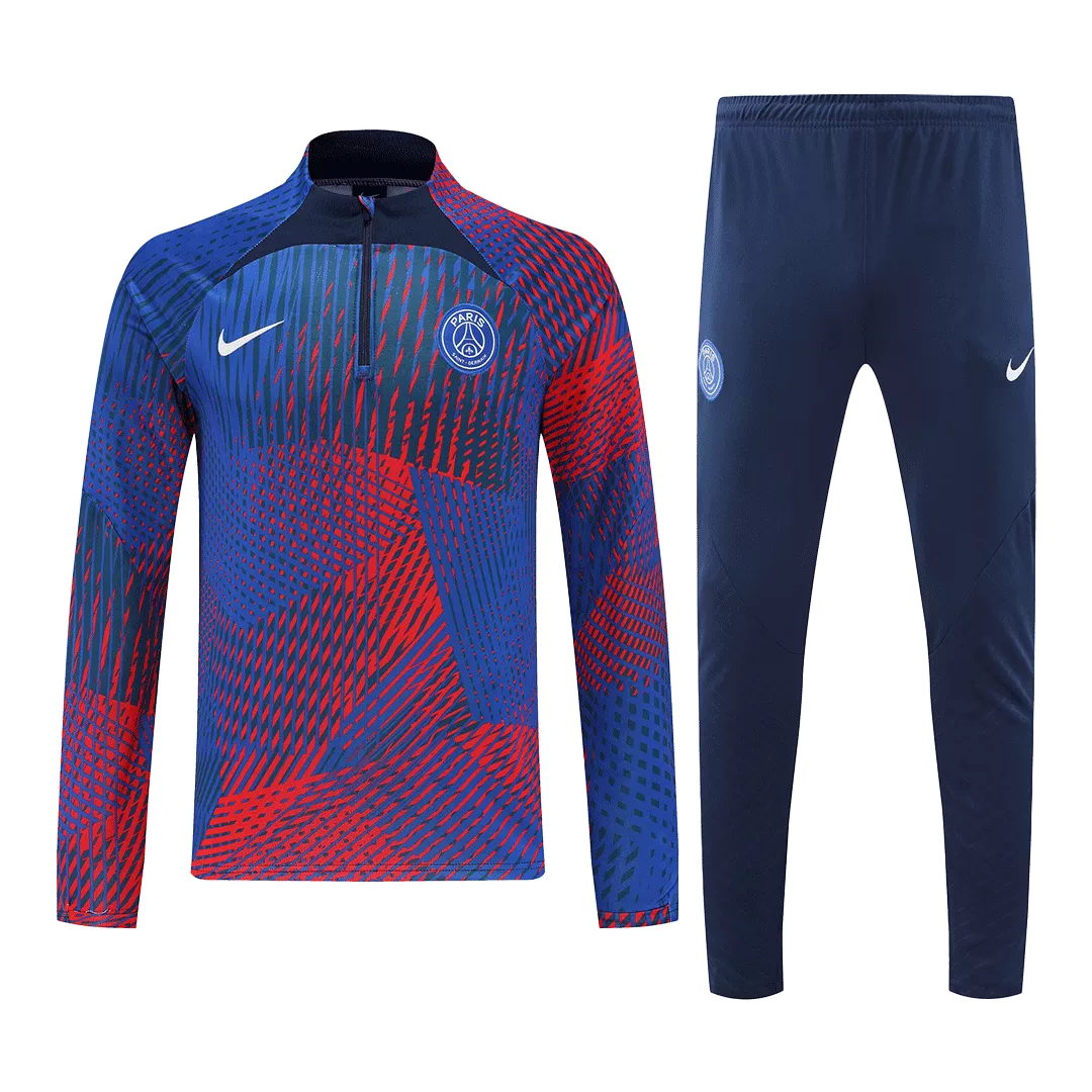 Men's PSG Zipper Tracksuit Sweat Shirt Kit (Top+Trousers) 2022/23 Nike - Pro Jersey Shop