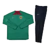 Men's Portugal Zipper Tracksuit Sweat Shirt Kit (Top+Trousers) 2022 - Pro Jersey Shop