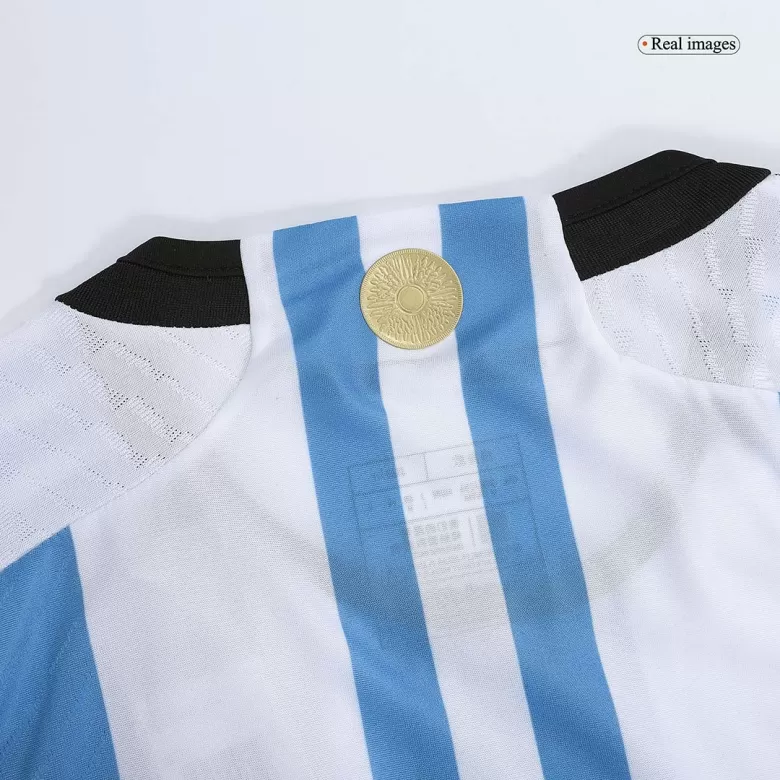 Men's Authentic MOLINA #26 Argentina 3 Stars Home Soccer Jersey Shirt 2022 World Cup 2022 - Pro Jersey Shop