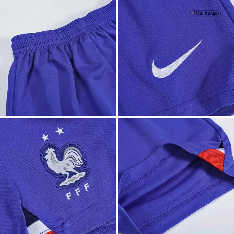 Kids France Away Soccer Jersey Whole Kit (Jersey+Shorts+Socks) 2022 - Pro Jersey Shop