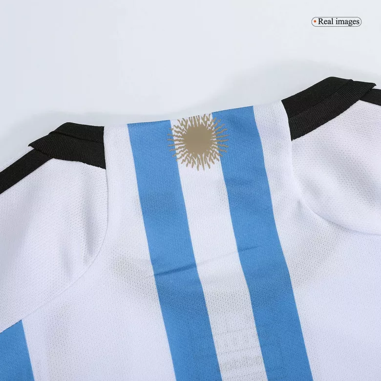 Men's Argentina Home Soccer Jersey Whole Kit (Jersey+Shorts+Socks) 2022 - World Cup 2022 - Fan Version - Pro Jersey Shop