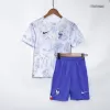 Kids France Away Soccer Jersey Whole Kit (Jersey+Shorts+Socks) 2022 - Pro Jersey Shop