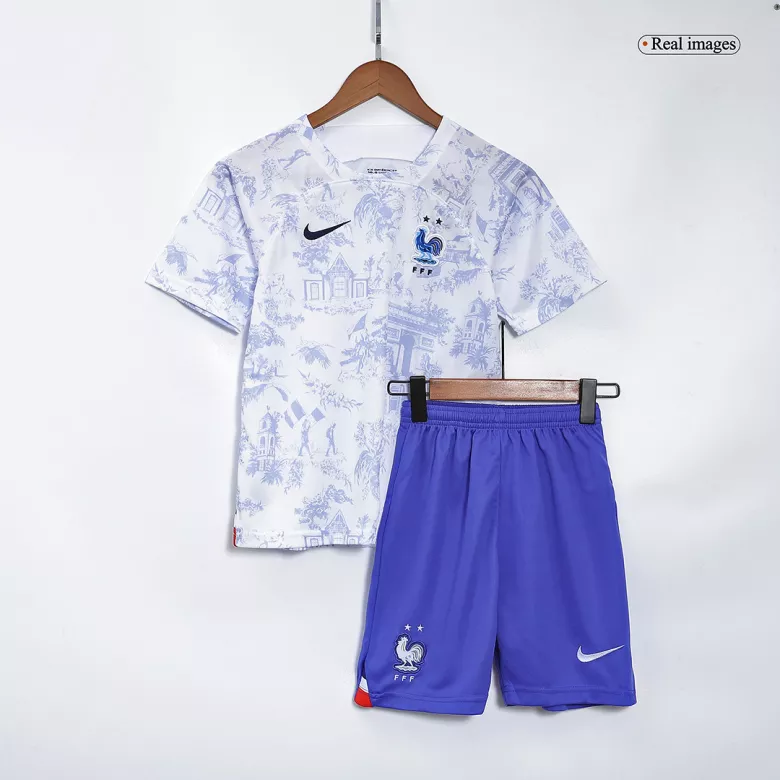 Kids France Away Soccer Jersey Kit (Jersey+Shorts) 2022 - World Cup 2022 - Pro Jersey Shop