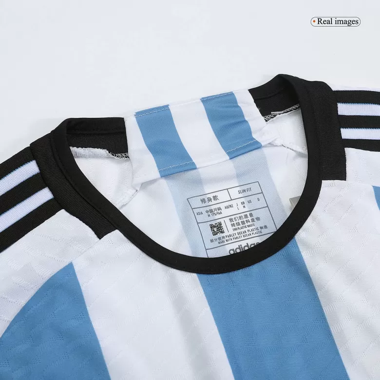 Men's Authentic OTAMENDI #19 Argentina 3 Stars Home Soccer Jersey Shirt 2022 World Cup 2022 - Pro Jersey Shop