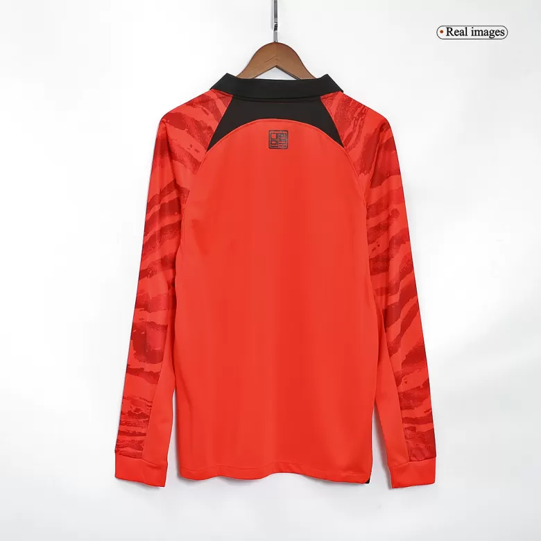 Men's South Korea Home Long Sleeves Soccer Jersey Shirt 2022 - World Cup 2022 - Fan Version - Pro Jersey Shop