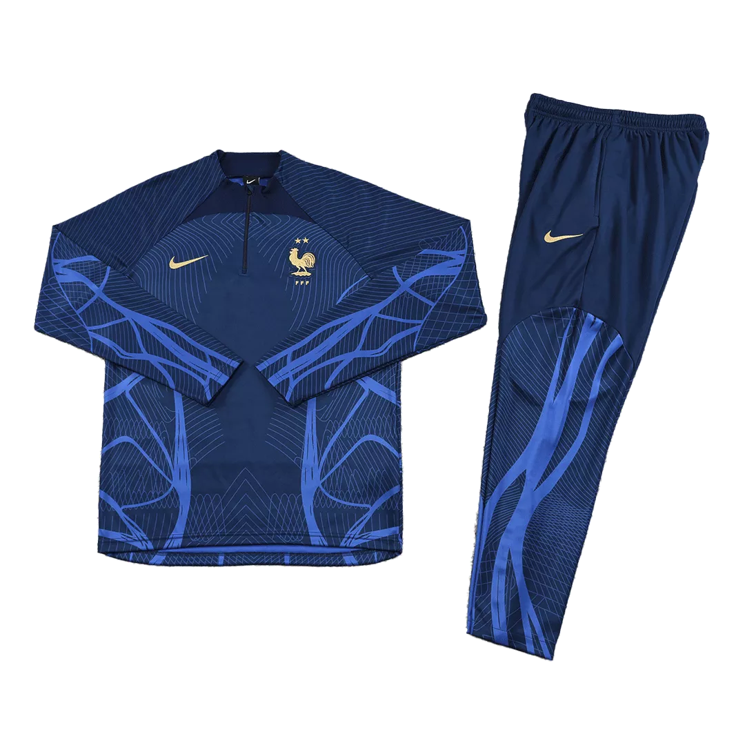 Men's France Tracksuit Sweat Shirt Kit (Top+Trousers) 2022 Nike - Pro Jersey Shop
