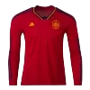 Men's Spain Home Long Sleeves Soccer Jersey Shirt 2022 - World Cup 2022 - Fan Version - Pro Jersey Shop