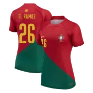Women's Replica G.RAMOS #26 Portugal Home Soccer Jersey Shirt 2022 Nike - Pro Jersey Shop
