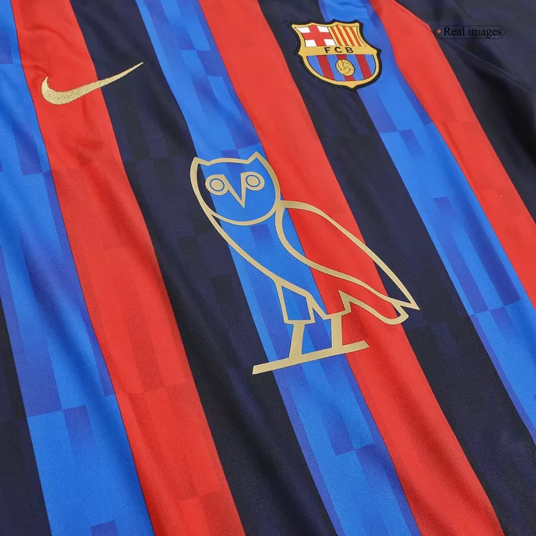 Men's Replica Barcelona  X Drake Home Soccer Jersey Shirt 2022/23 - Pro Jersey Shop
