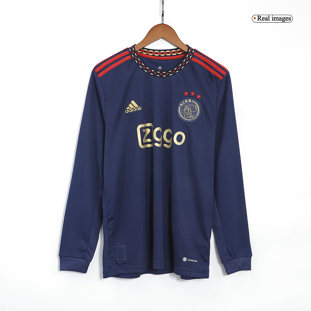 Glimp stok Bewolkt Men's Replica Ajax Away Long Sleeves Soccer Jersey Shirt 2022/23 Adidas |  Pro Jersey Shop