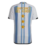 Men's Authentic Champions Argentina 3 Stars Home Soccer Jersey Shirt 2022 Adidas - Pro Jersey Shop