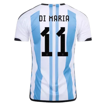 Men's DI MARIA #11 Argentina 3 Stars Home Soccer Jersey Shirt 2022 - Fan Version - Pro Jersey Shop