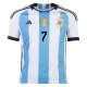 Men's DE PAUL #7 Argentina 3 Stars Home Soccer Jersey Shirt 2022 - Fan Version - Pro Jersey Shop
