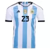 Men's E. MARTINEZ #23 Argentina Home Soccer Jersey Shirt 2022 - Fan Version - Pro Jersey Shop