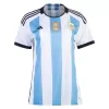 Women's MESSI #10 Argentina 3 Stars Home Soccer Jersey Shirt 2022 - Fan Version - Pro Jersey Shop