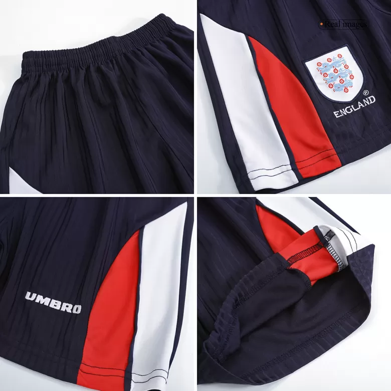 Kids England Home Soccer Jersey Kit (Jersey+Shorts) 1998 - Pro Jersey Shop