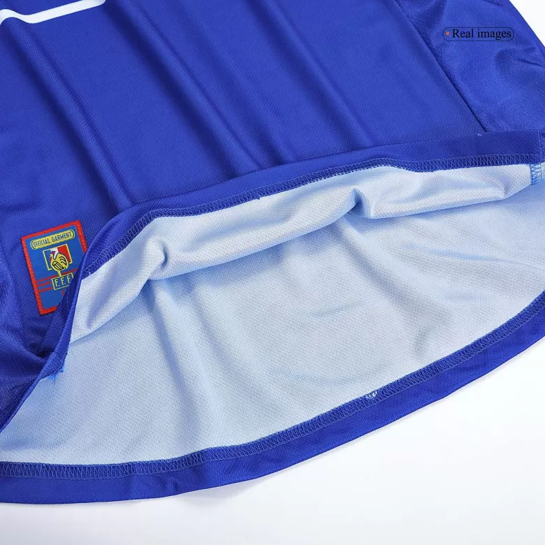 Men's Retro 1998 France Home Long Sleeves Soccer Jersey Shirt - Fan Version - Pro Jersey Shop