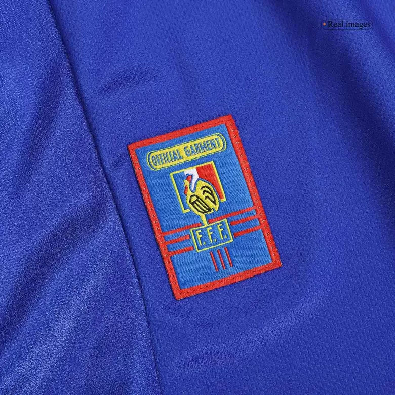 Men's Retro 1998 France Home Long Sleeves Soccer Jersey Shirt - Fan Version - Pro Jersey Shop