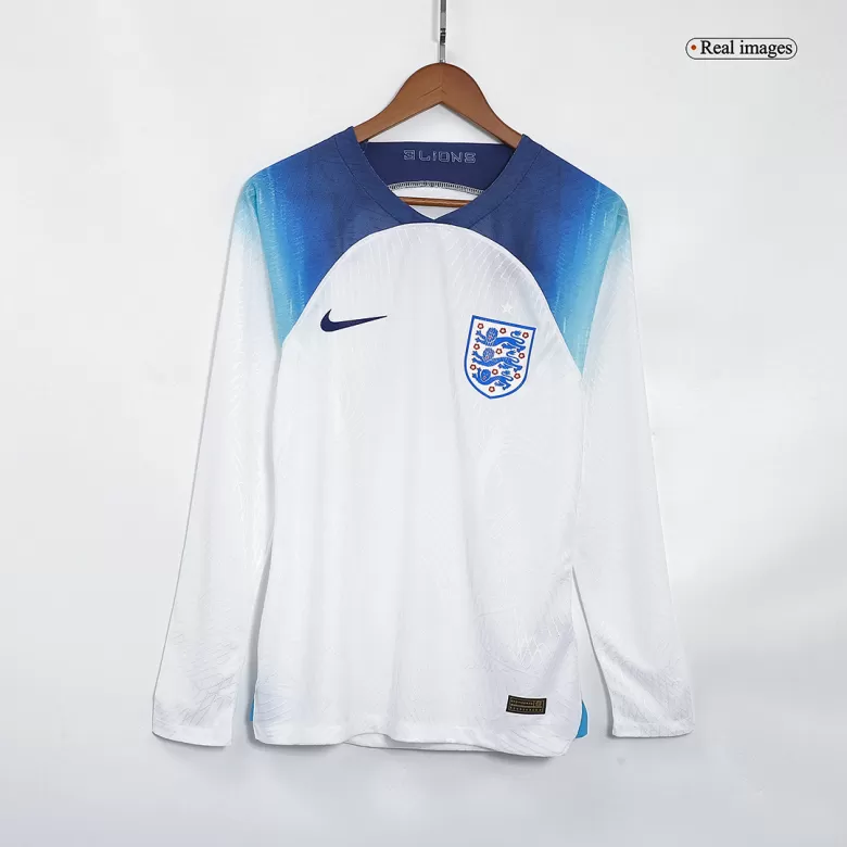 Men's Authentic England Home Soccer Long Sleeves Jersey Shirt 2022 - World Cup 2022 - Pro Jersey Shop