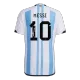 Men's Authentic Sign MESSI #10 Argentinas 3 Stars Home Soccer Jersey Shirt 2022 - Pro Jersey Shop