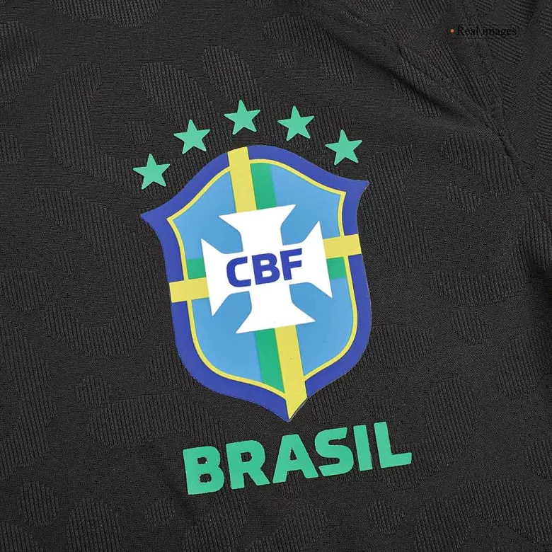 Men's Authentic Brazil The Dark Soccer Jersey Shirt 2022 - Pro Jersey Shop