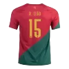 Men's R. LEÃO #15 Portugal Home Soccer Jersey Shirt 2022 - World Cup 2022 - Fan Version - Pro Jersey Shop