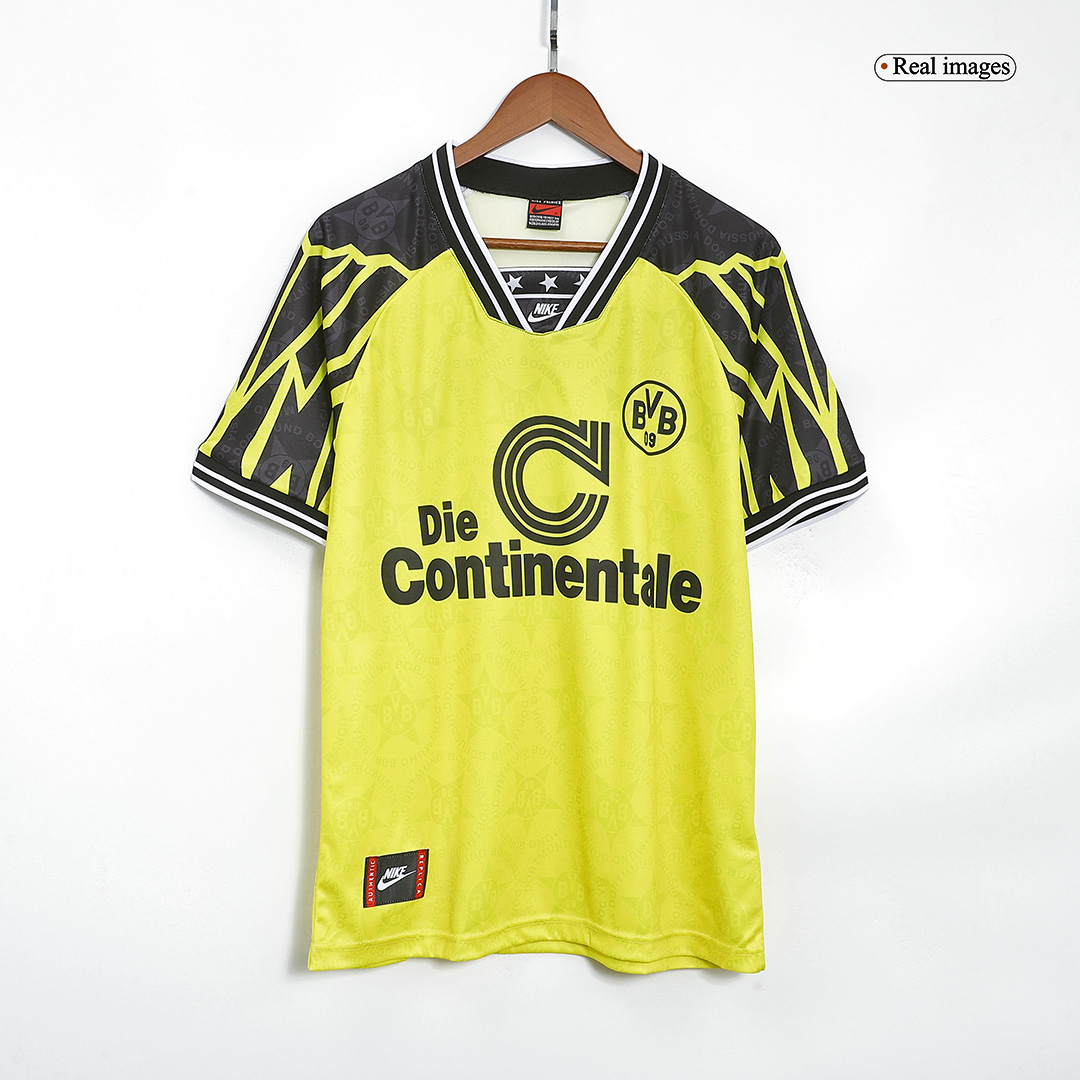 techo Fondo verde Coca Men's Retro 1994/95 Borussia Dortmund Home Soccer Jersey Shirt Nike | Pro  Jersey Shop