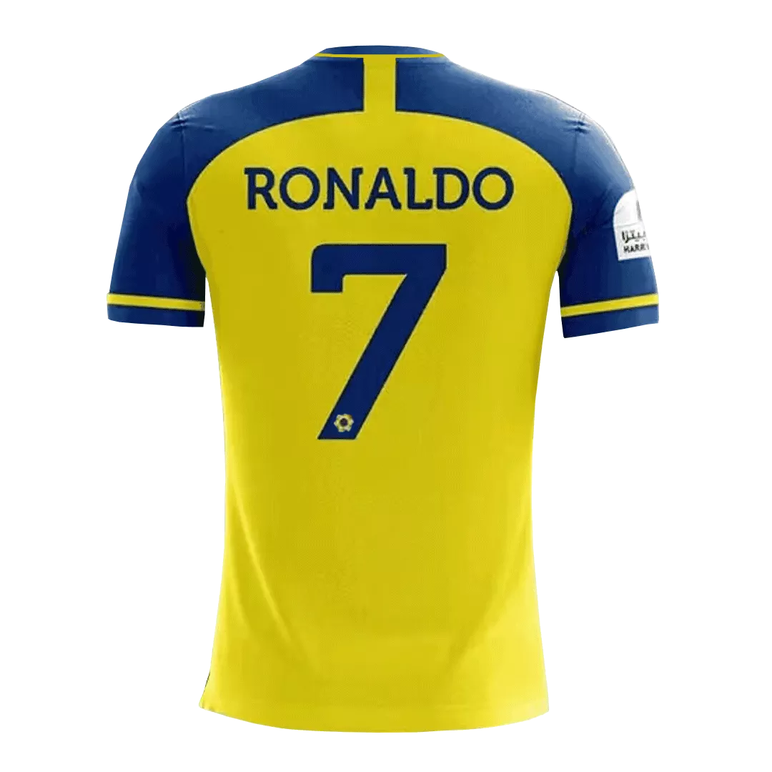 Men's Authentic RONALDO #7 Al Nassr Home Soccer Jersey Shirt 2022/23 Duneus - Pro Jersey Shop