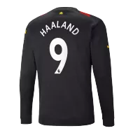 Men's Authentic HAALAND #9 Manchester City Away Soccer Long Sleeves Jersey Shirt 2022/23 Puma - Pro Jersey Shop