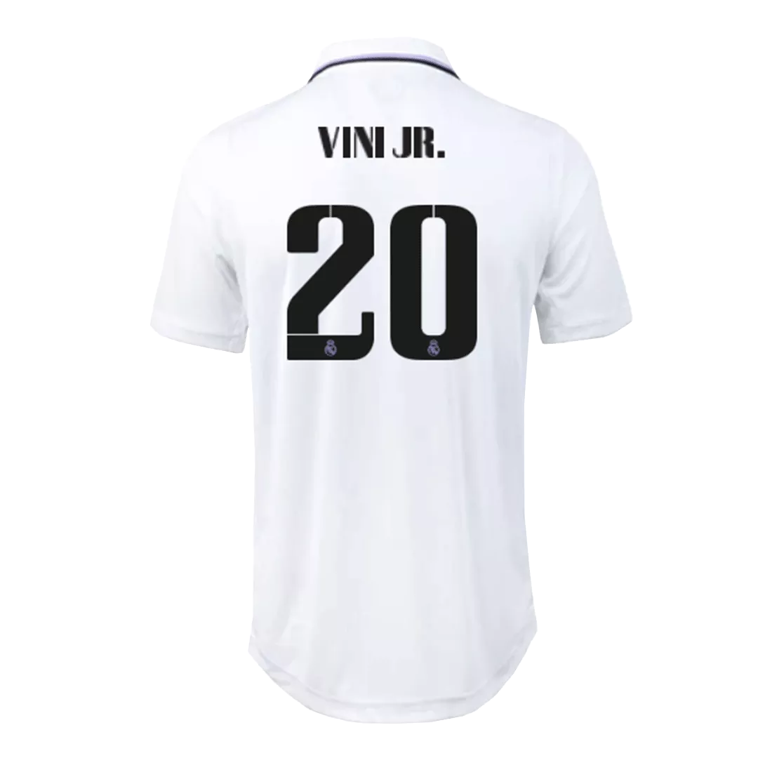 Men's Authentic VINI JR. #20 Real Madrid Home Soccer Jersey Shirt 2022/23 Adidas - Pro Jersey Shop