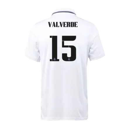Men's VALVERDE #15 Real Madrid Home Soccer Jersey Shirt 2022/23 - Fan Version - Pro Jersey Shop
