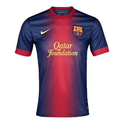 Men's Retro 2012/13 Barcelona Home Soccer Jersey Shirt - Pro Jersey Shop