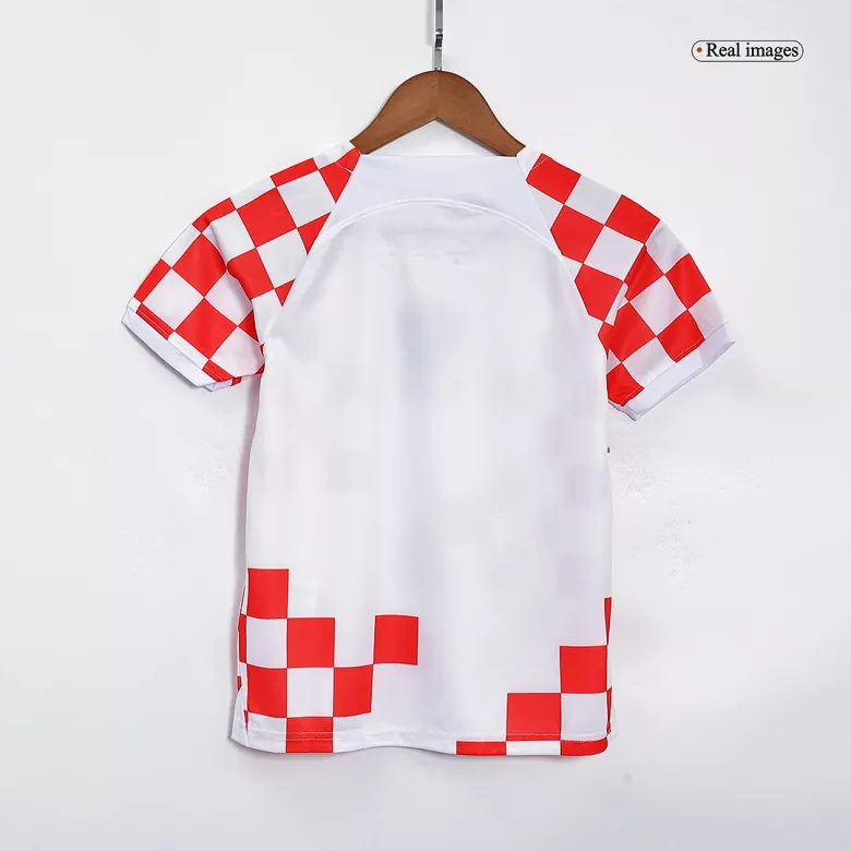 Kids Croatia Home Soccer Jersey Kit (Jersey+Shorts) 2022 - World Cup 2022 - Pro Jersey Shop