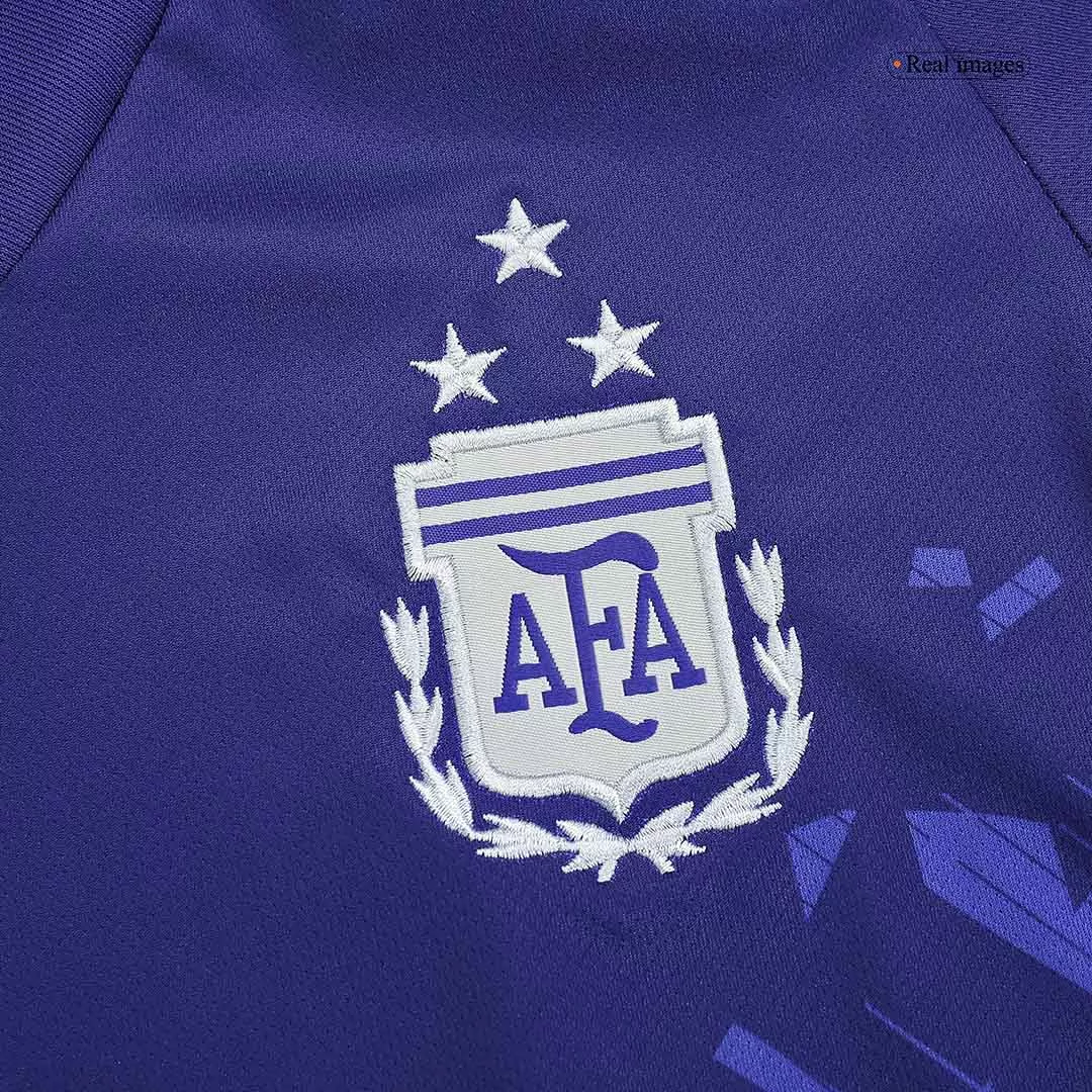 Women's Replica Argentina Three Stars Champion Edition Away Soccer Jersey Shirt 2022 Adidas - World Cup 2022 - Pro Jersey Shop