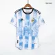 Men's Authentic Argentina World Cup 3 Stars Commemorative Home Soccer Jersey Shirt 2022 Adidas - Pro Jersey Shop