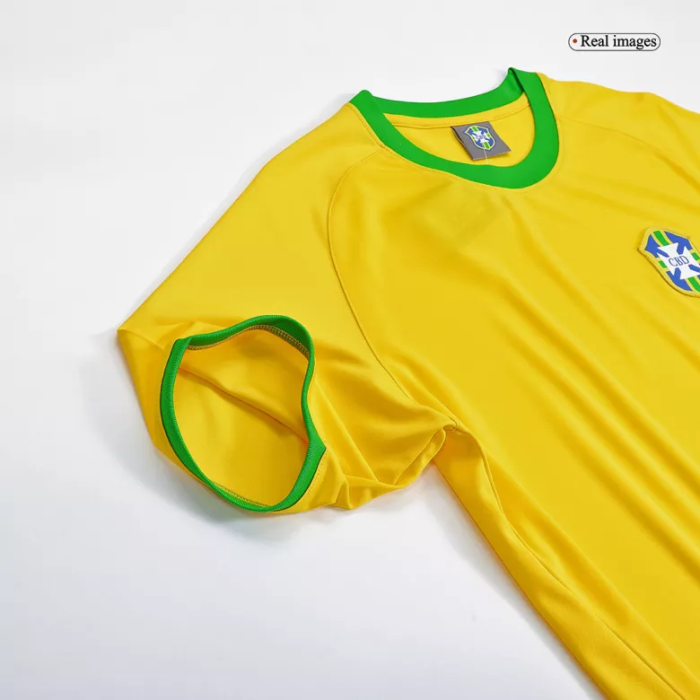 Men's Retro 1970 Brazil Home Soccer Jersey Shirt - Pro Jersey Shop