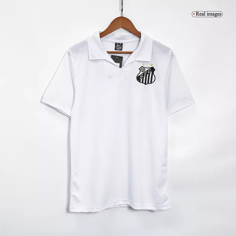 Men's Retro 1970 PELÉ #10 Santos FC Home Soccer Jersey Shirt - Pro Jersey Shop