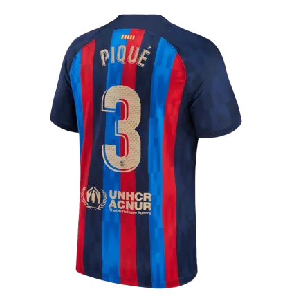 Men's PIQUÉ #3 Barcelona Home Soccer Jersey Shirt 2022/23 - Fan Version - Pro Jersey Shop