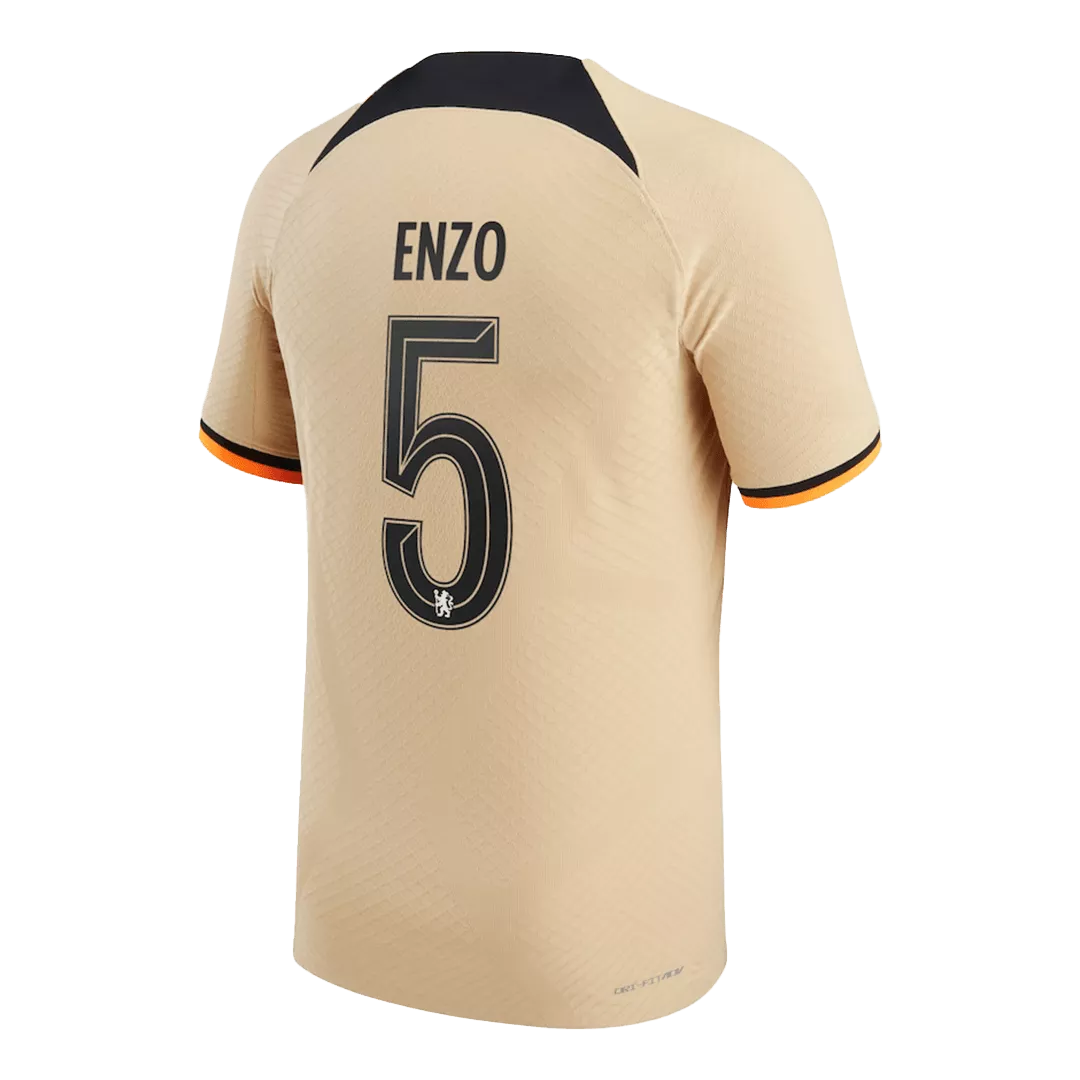 UCL Men's Authentic ENZO #5 Chelsea Third Away Soccer Jersey Shirt 2022/23 Nike - Pro Jersey Shop