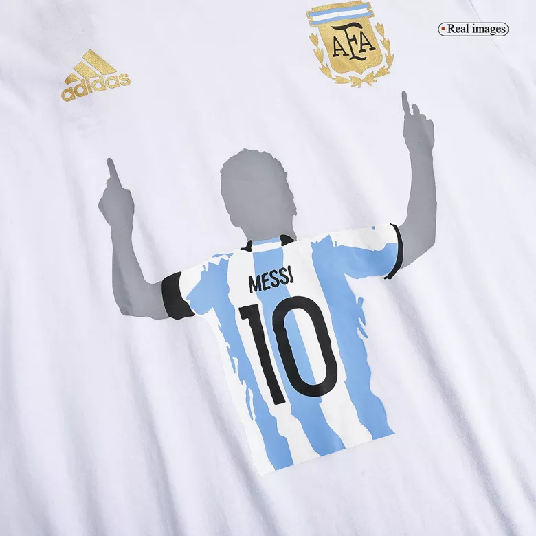 Men's Winners Lionel Messi Celebration Argentina Soccer Jersey Shirt 2022 - Fan Version - Pro Jersey Shop
