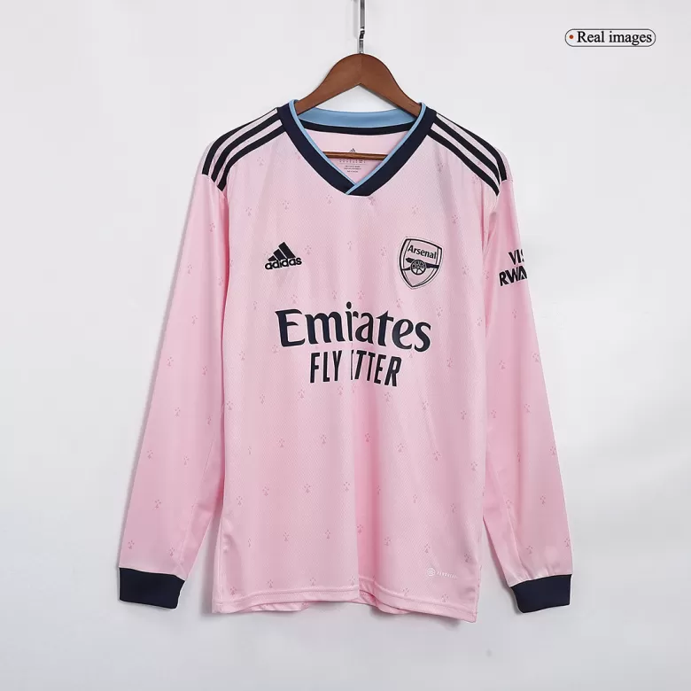 Youth adidas Gabriel Jesus Pink Arsenal 2022/23 Third Replica Player Jersey