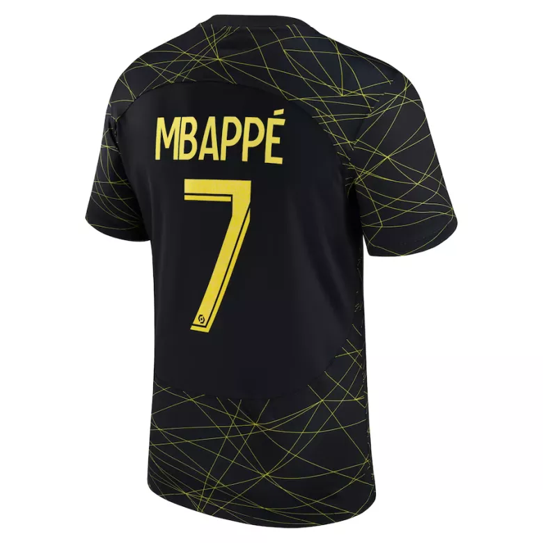 Men's MBAPPÉ #7 PSG Fourth Away Soccer Jersey Shirt 2022/23 - Fan Version - Pro Jersey Shop