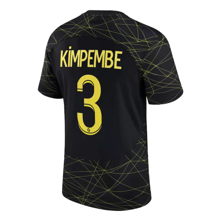 Men's KIMPEMBE #3 PSG Fourth Away Soccer Jersey Shirt 2022/23 - Fan Version - Pro Jersey Shop