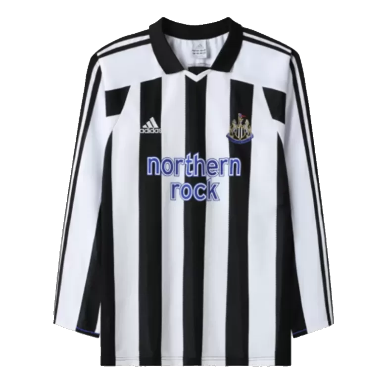 Men's Retro 2003/04 Newcastle Home Long Sleeves Soccer Jersey Shirt - Fan Version - Pro Jersey Shop